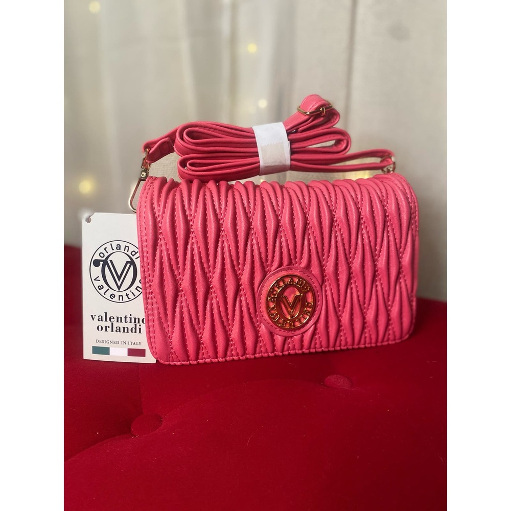 NWT Valentino Orlandi Pink Cross Body HandBag